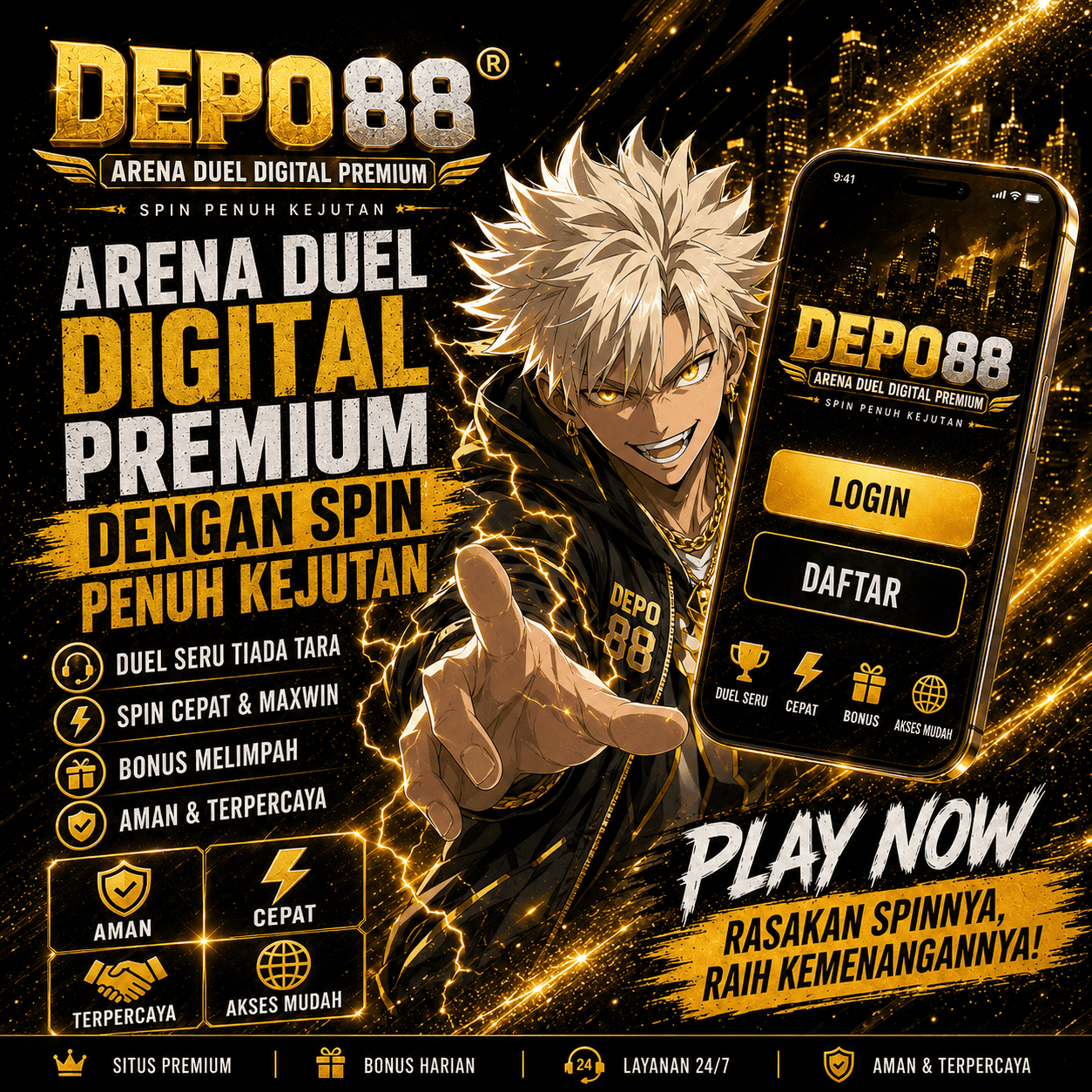 DEPO88® : Arena Duel Digital Premium dengan Spin Penuh Kejutan